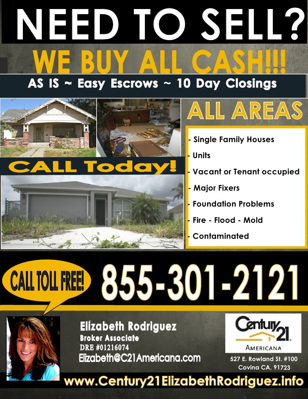 we buy properties all cash... 