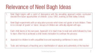 The Neel Bagh Experiment and David Horsburgh