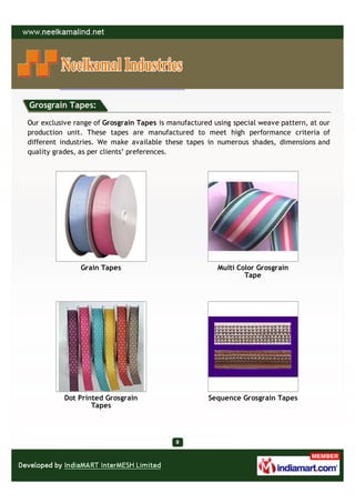 Neelkamal Industries, Surat, Velvet Ribbon Slide 9