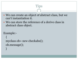 Object-oriented programming | PPTX