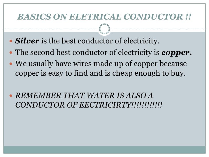 Is water a good conductor of electricity?