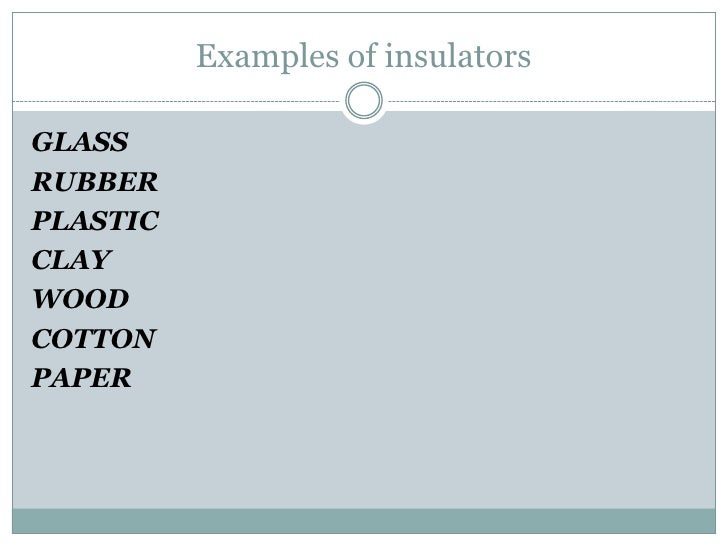 Conductors and Insulatorsquiz