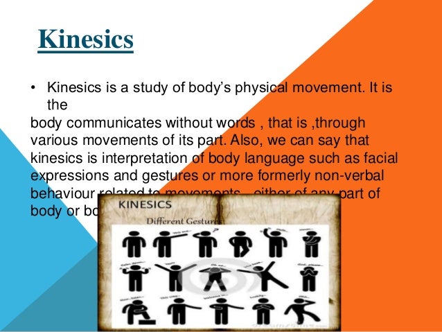 Presentation on Kinesics