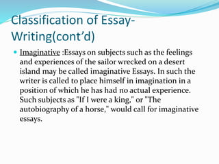 imaginative essays if i were
