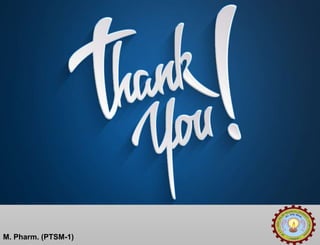M. Pharm. (PTSM-1)
 