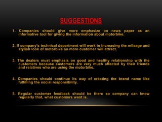 Consumer Buying Behavior on Bajaj Two Wheeler by Neeraj Bhandari ...
