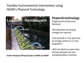 Phytorid for bio-remediation of lakes
