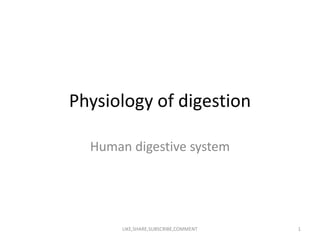 Neet physiology of digestion | PPT