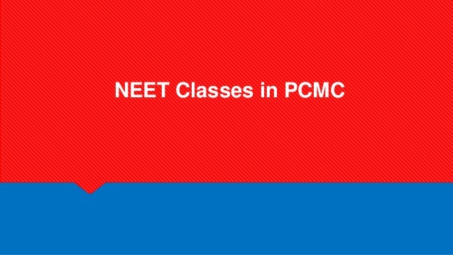 NEET Classes in PCMC
 