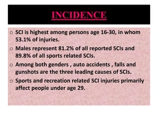 spinal cord injury ppt | PPTX