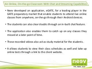 GateForum - An Online, On-the-go Classroom With Chat and Streaming Capabilities