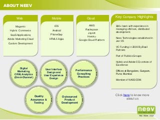 Neev Corporate Profile