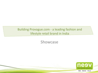 A Japan-based eRetailer of Luxury Apparel for Women
• Rapid development - The end – to – end solution right from design, development, testing,
deployment and launch was implemented within a short period of 2.5 months.
• A completely responsive Hybris portal.
• Involved complex order processing logic which included implementation of features for
pre-order and normal order.
• The eStore is compatible with Japanese language.
• Advanced import and export feature has been implemented with the help of Talend tool.
• During the next phase of implementation, we are building the following features:
– Advanced promotions
– B2B features
– Returns and refund exchange
 