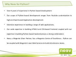 Neev Python Competencies
