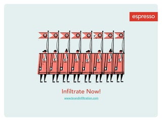 Inﬁltrate Now!
www.brandinﬁltration.com
 