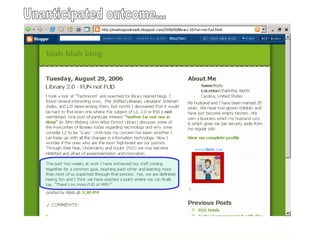 Unanticipated outcome... 