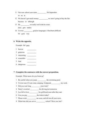 NEF – PI – END OF COURSE TEST - VOCABULARY | DOC