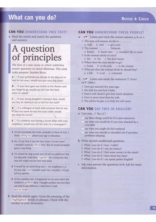 NEW ENGLISH FILE Pre Intermediate (unit 6)