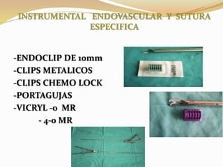 Nefrectomia  tecnica quirurgica (abierta y laparoscopica)