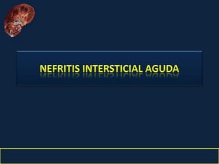 Nefritis Intersticial. Obed Rubio