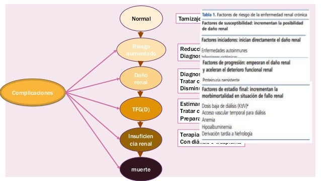 Enfermedad renal cronica y enfermedades asociadas Enfermedad renal cronica y enfermedades asociadas