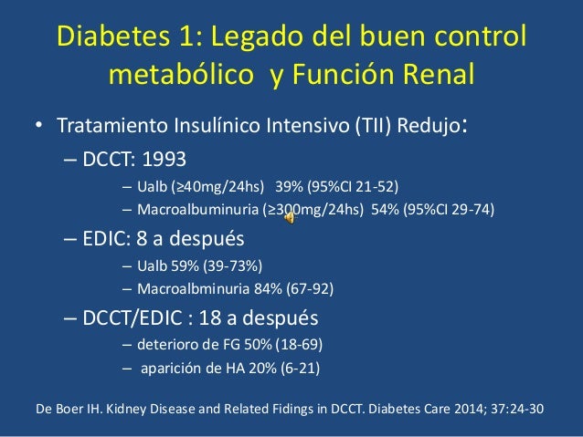 Nefrologia y diabetes: presentacion, objetivos y controles Nefrologia y diabetes: presentacion, objetivos y controles