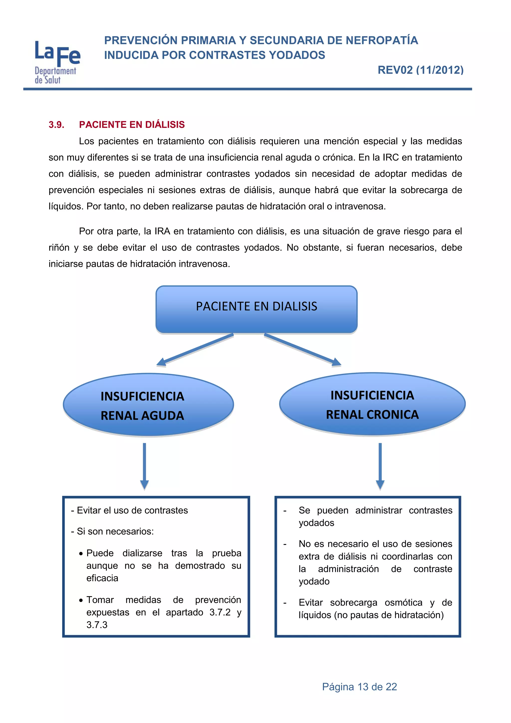 Prevenci n Primaria Y Secundaria De Nefropat a Inducida Por Contrastes 