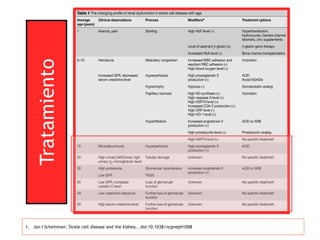 1. Jon I Scheinman. Sickle cell disease and the kidney.. doi:10.1038/ncpneph1008
Tratamiento
 