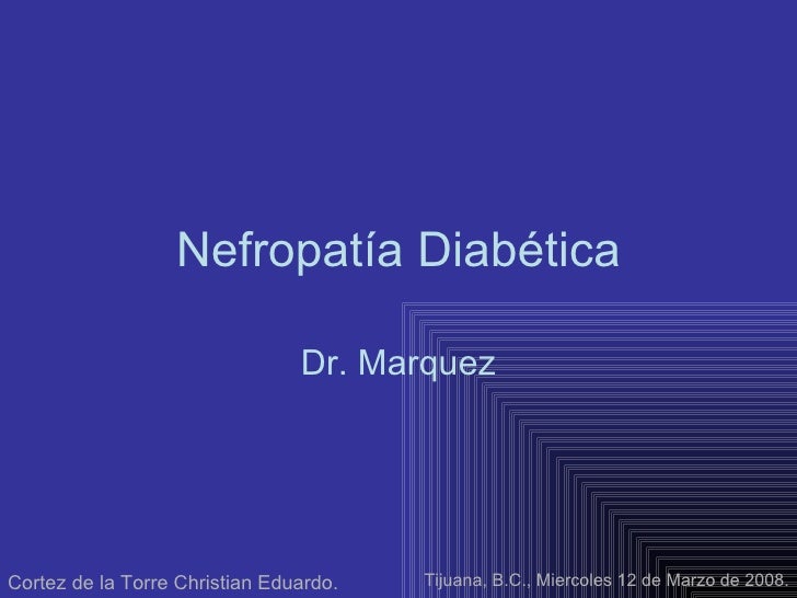 Nefropatia Diabetica Nefropatia Diabetica
