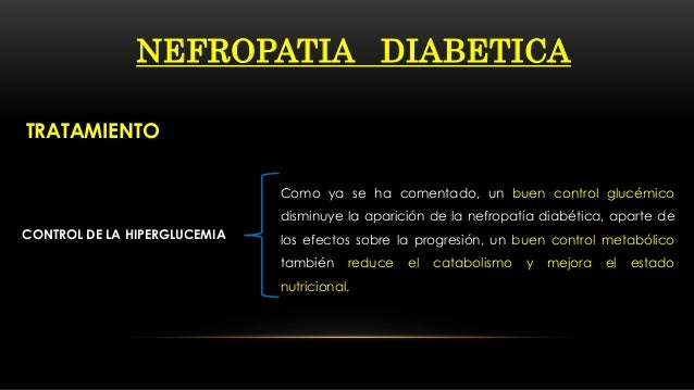 casos de nefropatía diabetes ada