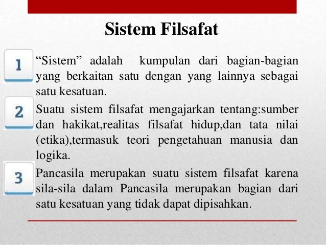 Pancasila Sebagai Filsafat Dan Ideologi Nasional