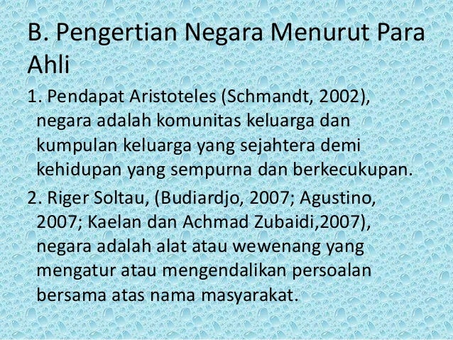 Negara Dan Konstitusi