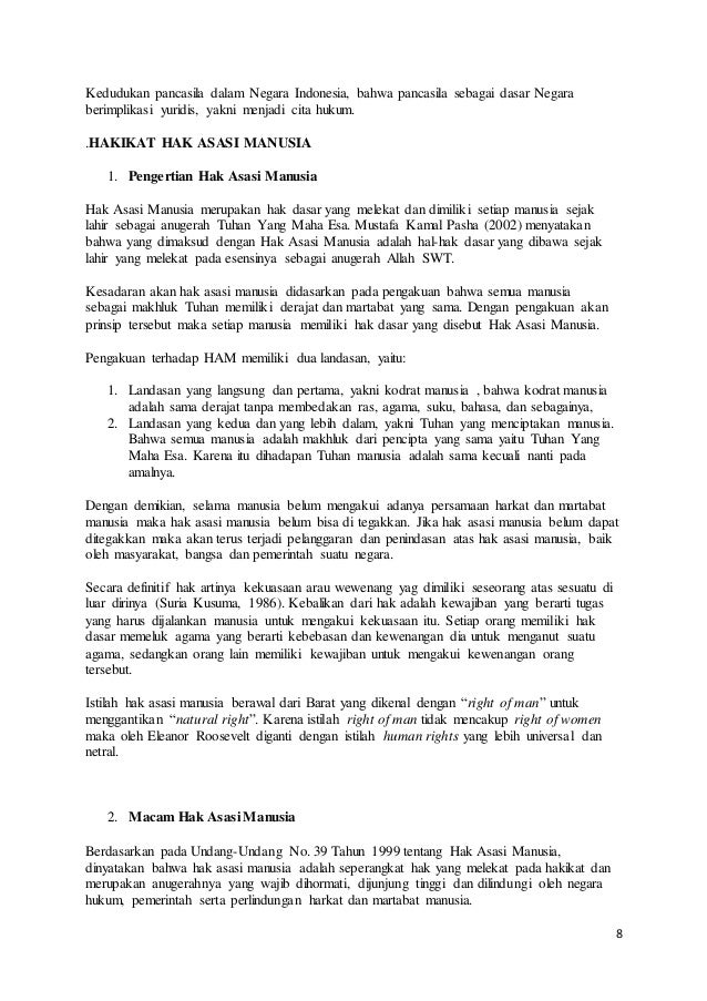 Negara Hukum Dan Ham