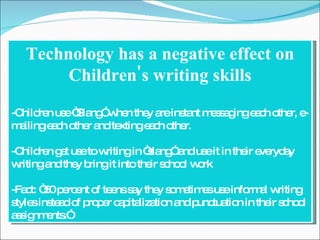 Negative Effects Of Technology On Children | PPT