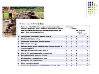 Negative emotion and health why do we keep stalking bears, when we only find scat in the woods 