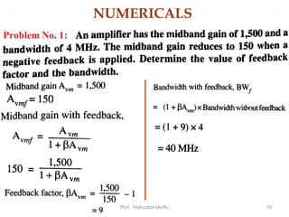 NUMERICALS
Prof. Yeshudas Muttu 76
 