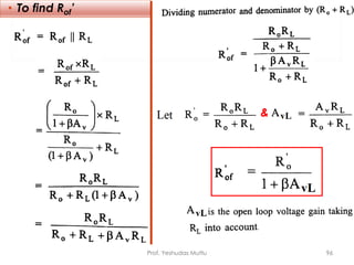 • To find Rof’
Prof. Yeshudas Muttu 96
&
 