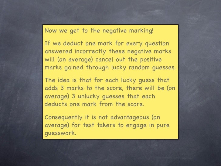Negative Marking v5