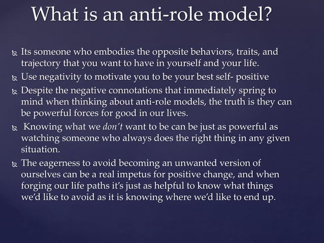 Anti Roole Model negative role model.pptx