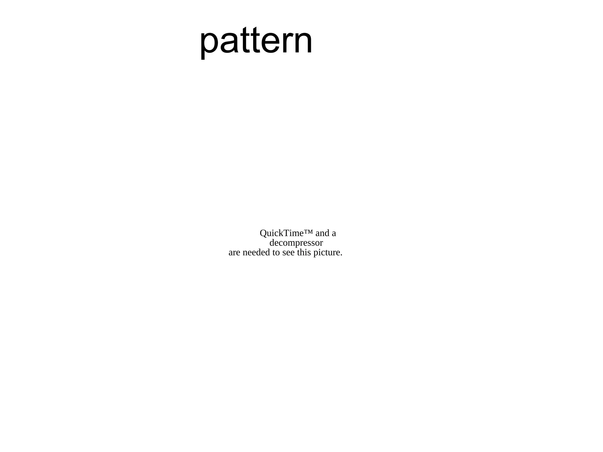 pattern
QuickTime™ and a
decompressor
are needed to see this picture.
 