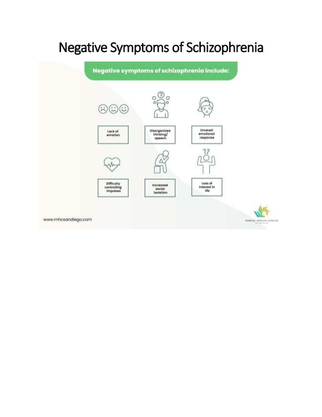 Negative Symptoms of Schizophrenia | PDF
