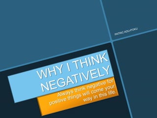 Negative thinking 1
