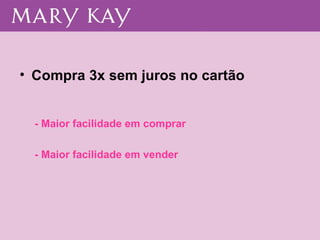 Compra 3x sem juros no cartão - Maior facilidade em comprar  - Maior facilidade em vender 