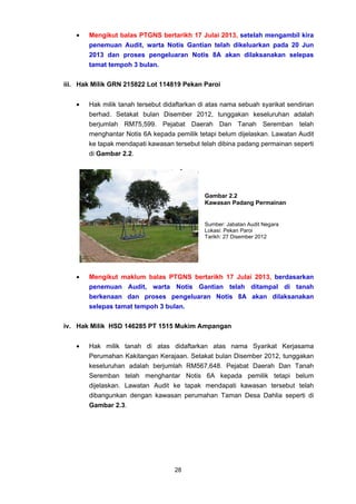 Laporan Ketua Audit Negara 2012 Negeri Sembilan Siri 3