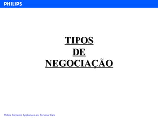 TIPOS DE NEGOCIAÇÃO 