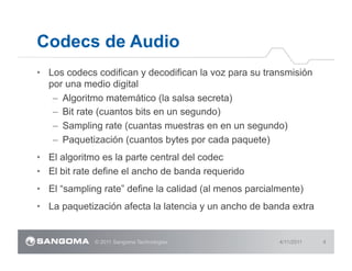 Negociacion de codecs en asterisk | PDF