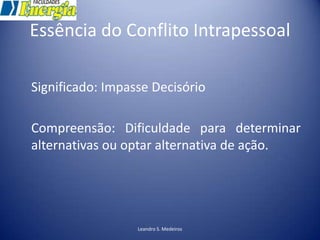 Negociação e Conflito Gerencial