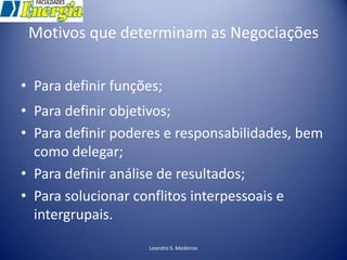 Negociação e Conflito Gerencial