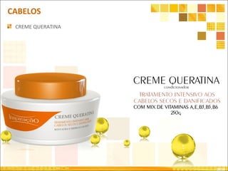 2010
CREME QUERATINA
CABELOS
 