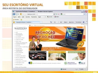 SEU ESCRITÓRIO VIRTUAL  ÁREA RESTRITA DO DISTRIBUIDOR 2010 